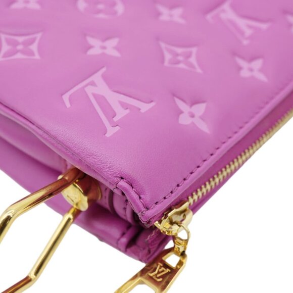 Louis Vuitton  Coussin BB Monogram Embossed Leather Shoulder Bag Pink - Picture 5 of 11